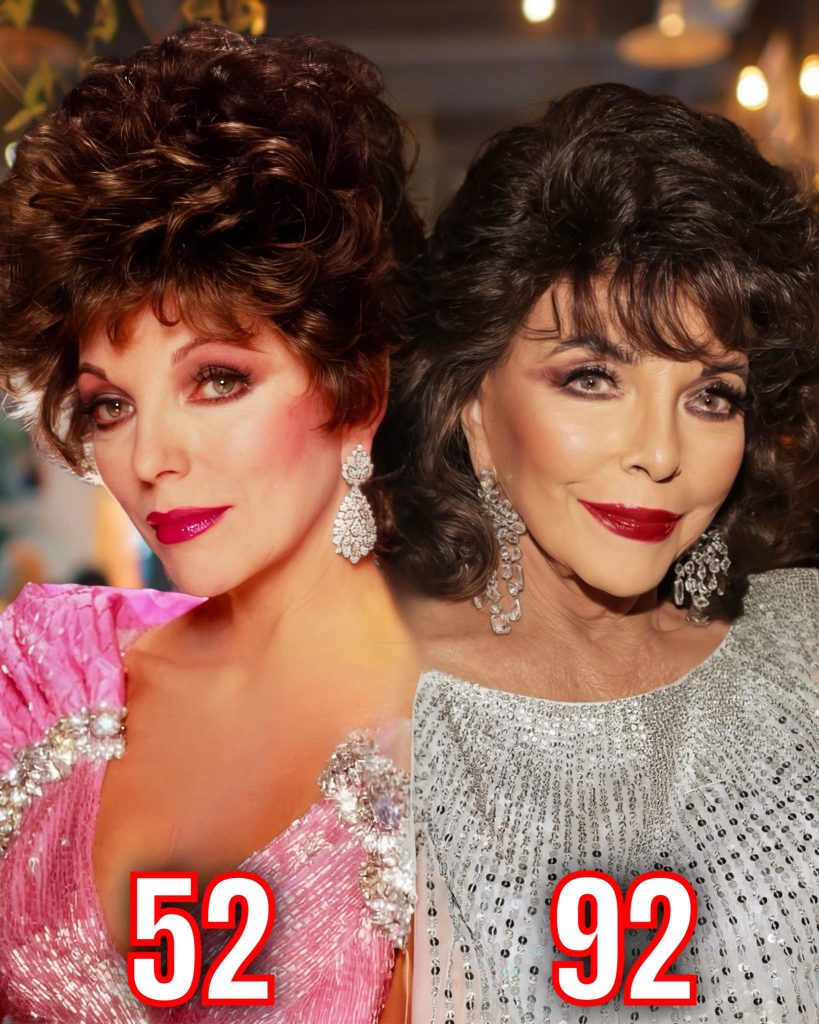 Joan Collins..52 vs. 92 = 40 Years of Glamour & Beauty…!$