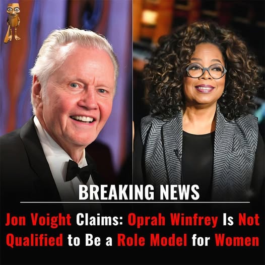 Jon Voight sparks outrage and fierce debate after boldly declaring that Oprah Winfrey is “not qualified” to be a role model for women—his controversial claim has ignited a firestorm across social media and reignited deep conversations about influence, power, and public figures!