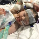 Toddler trapped in hospital desperate for new heart after common virus left her critically ill