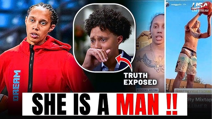 Brittney Griner in PANIC After LEAKED FOOTAGE EXPOSES Her Gender After Caitlin Clark Slur Attack!